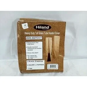 AZ Patio Heaters 92" Heavy Duty Mocha Square Glass Tube Heater Cover HVD-SGTCV-M