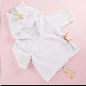 Baby Aspen Hooded White Unicorn