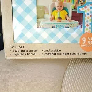 Baby Boy 1st Birthday Kit Hallmark Decorations Props