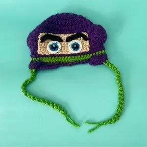 Baby crochet knit buzz lightyear beanie hat Toy Story character