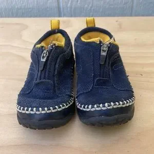 BABY GAP Blue Suede Shoes Size 5