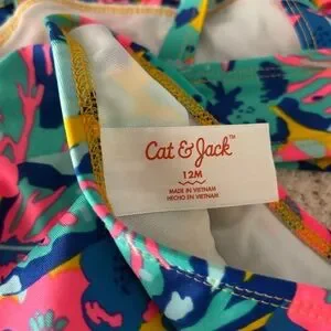 Baby Girls Swimsuit Set 6-9m Months And 12 Months