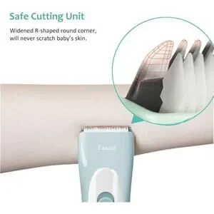 Baby Hair Clippers Ceramic Blade Electric Kids Hair Trimmer