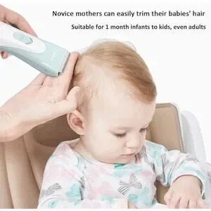 Baby Hair Clippers Ceramic Blade Electric Kids Hair Trimmer