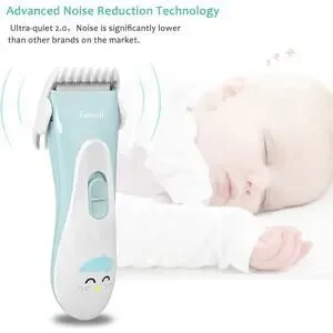 Baby Hair Clippers Ceramic Blade Electric Kids Hair Trimmer