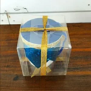 Baby's First Blue Glittery Birthday Crown - NO NUMBER PLAIN