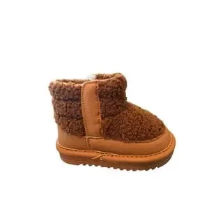 Baby & Toddler Winter Boots‎ Fuzzy Size 5 Brown