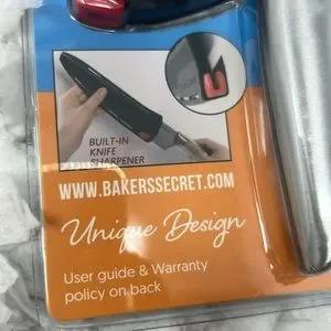 Baker's Secret 8" Chef Knife With Sharpening Case
