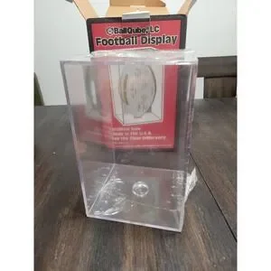 Ballqube Football Display Case -‎ UV Protection - Brand New