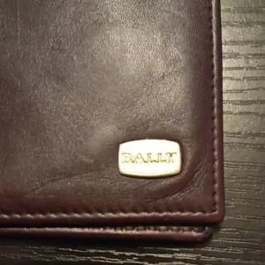 Bally Vintage Dark Brown Leather Wallet (EUC)