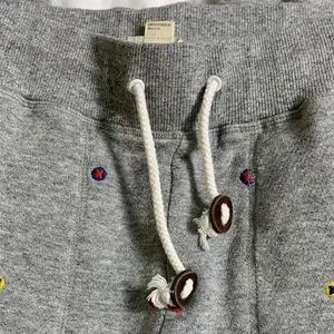 Band Of Outsiders Embroidered Colorful Accent Lounge Gray Joggers Size 0