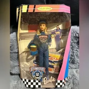 Barbie 50th Anniversary NASCAR NIB