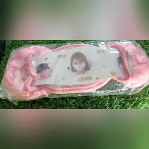 Barbiecore Kids Pink Animal Cartoon Fuzzy Face Mask