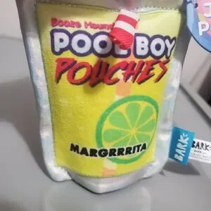 Barkbox Pool Boy Pouches Margrrita S Dog Toy crazy Crinkle Squeaker