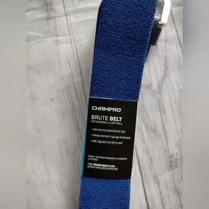 Baseball Blue Adjustable Belts Size Youth