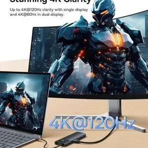 Baseus Metal Gleam Series II 10-in-1 USB-C Hub (Dual Display 10Gbps) — New