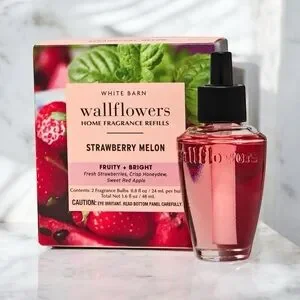 Bath and Body Works Wallflowers Strawberry Melon 2 Pack Refills NWT