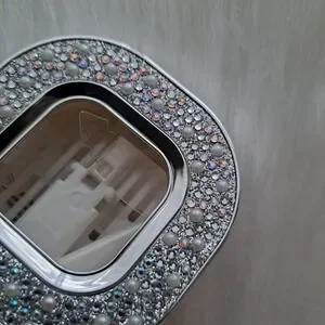 Bath & Body Works Vent Or Visor Clio Car Fragrance Holder Sparkly Pearls & Gems