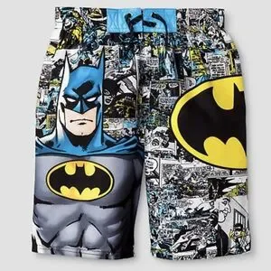 Batman Graphic Swim Trunks
