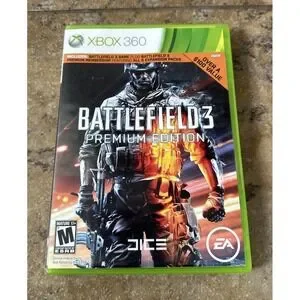 Battlefield 3: Premium Edition (Xbox 360 360 2012) No Manuel