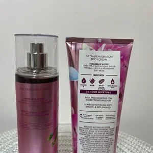 BBW Sweet Pea Body Cream And Fragrance Mist Set Of 2 NWT