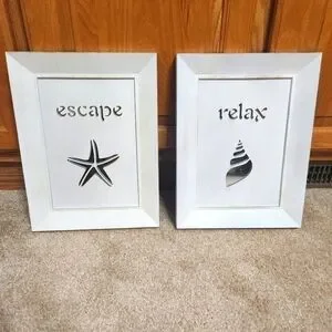 Beach Sign Set of 2