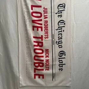 Beach Towel From The Original 1994 Movie Classic I Love Trouble W/Julia Roberts