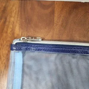 Bebe Mesh Zipper Pouch 9" X 11"