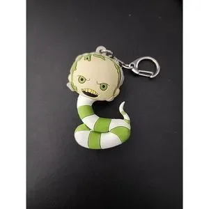 Beetlejuice Blind Bag Keychain SANDWORM Figural Bag Clip RARE Figure