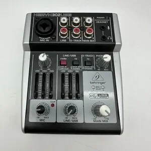 Behringer Xenyx 302USB Compact Mixer with USB Audio Interface