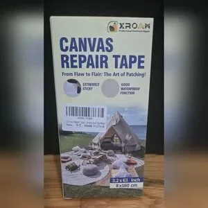 BEIGE Canvas Repair Tape 3.2 X 63 Inch Waterproof Heavy Duty Fabric Tape New
