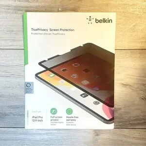 Belkin Black Screen Protector for iPad Pro 12.9 Tablets True Privacy NEW