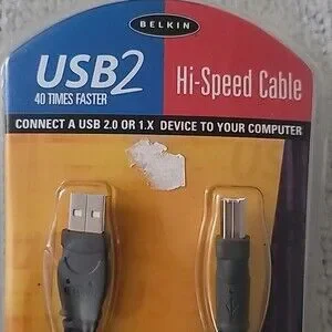 Belkin Hi Speed Cable USB2 40 Times Faster A Plug/ B Plug