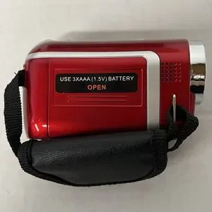 Bell & Howell Video Recorder Camera Red Color LCD Screen 4X Digital Zoom