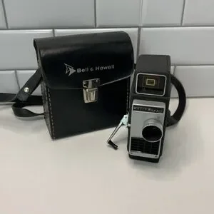 Bell & Howell Vintage 8mm Movie Camera Electric Eye with Case untested