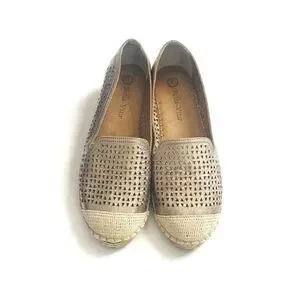 Bella Vita Metallic Gold Espadrilles
