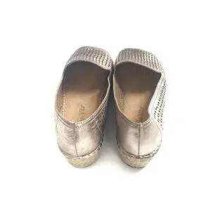 Bella Vita Metallic Gold Espadrilles