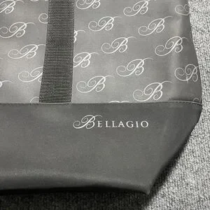 Bellagio Tote Bag Black Monogram B Pattern Samsonite Handle Travel Shopper Large