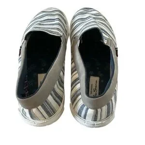 Ben Sherman Shoes Men’s Size 12 Bradford Multi Striped Slip On Loafers Shoes