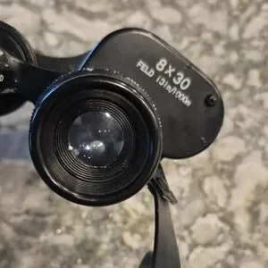 Beroflex Vergutete Optik 8x30 Black Binoculars