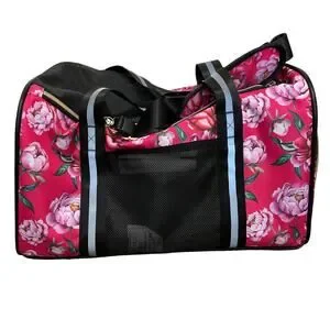 Betsey Johnson Pet Carrier NWT Pink Floral Pets 16 Lbs Travel Shoulder Strap