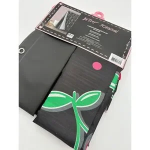 Betsey Johnson Shower Curtain Set With Liner & Hooks 14 Piece Floral