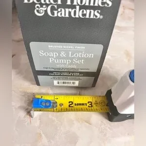 BH&G Soap And Lotion Dispenser And Caddy