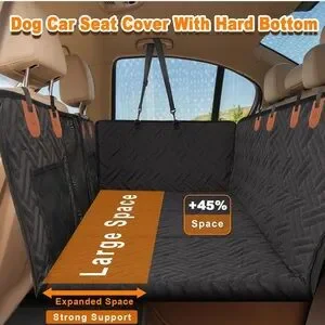 Bikaek HARD BOTTOM Back Car Seat Extender For Dogs/large Dogs Up To 350 Lbs. NEW