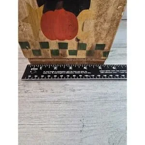 Bird House Primitive Hand Made Vintage Salvage Wood Birdhouse Tin Roof 14" Tall