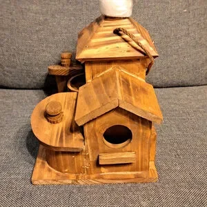 Bird Houses For Outside Outdoor 5 Hole Bird House