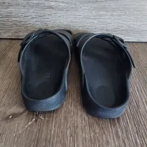 Birkenstock Arizona Eva Kids Black Double Strap Comfort Slides Sandal Size 2