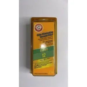 BISSELL 12 Vacuum Filter‎ Odor Eliminating ARM & HAMMER Powerforce Turbo 62656