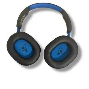 Black And Blue Over-Ear Gaming Headset With Inline Microphone