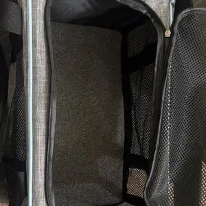 Black And Gray Cat Carrier